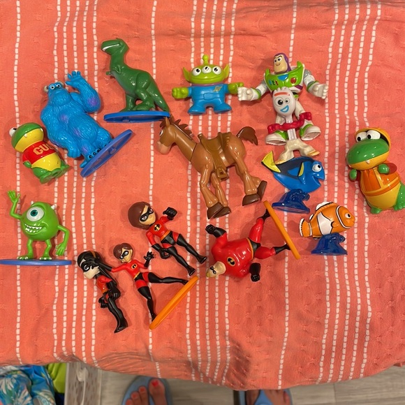 Disney Toys Disney Action Figure Bundle Toy Story Monsters Inc Incredibles Etc Poshmark